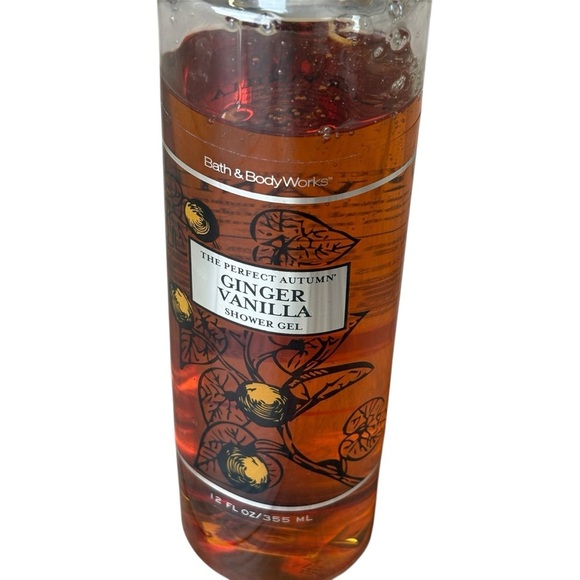 Bath & Body Works The Perfect Autumn Ginger Vanilla Shower Gel 12 oz - Picture 2 of 6
